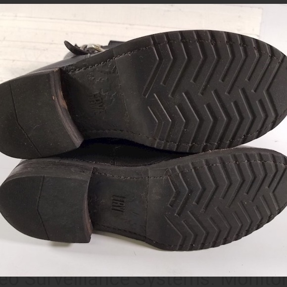 Frye Veronica Shortye Black Boots #6B - Picture 7 of 11